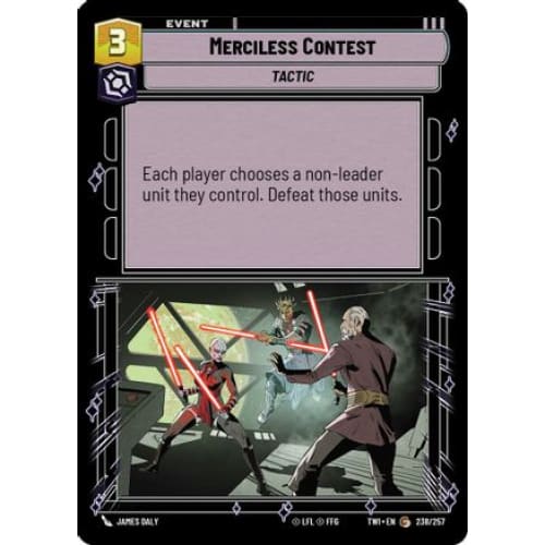 Merciless Contest (238/257)  Foil
