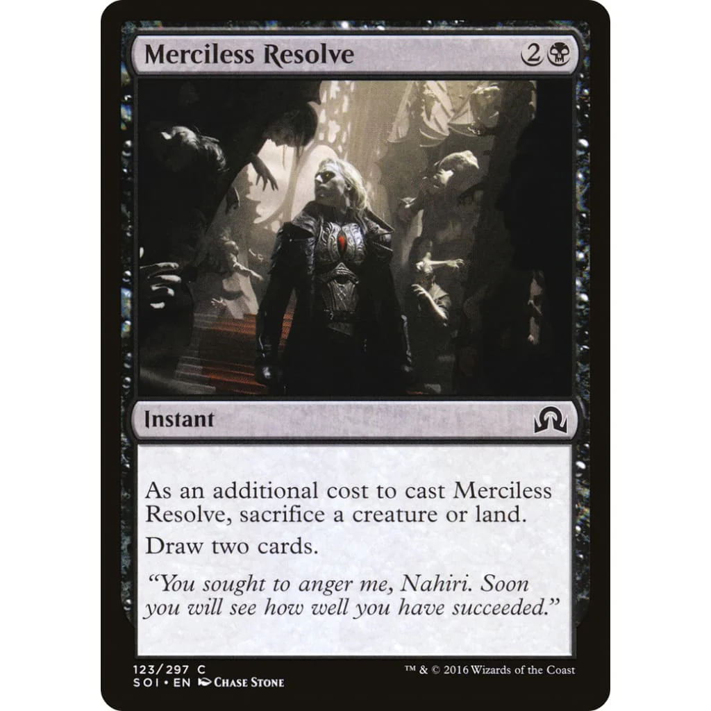 Merciless Resolve (SOI-123) Foil