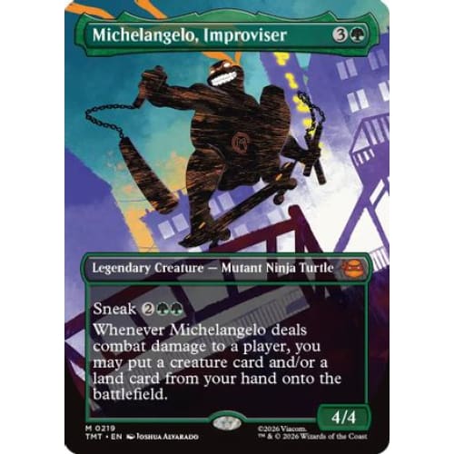 Michelangelo, Improviser (Borderless) (TMT-219)