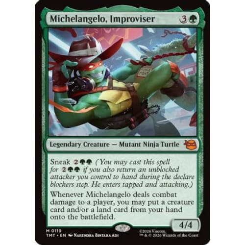 Michelangelo, Improviser (TMT-119)