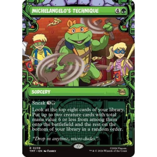 Michelangelo's Technique (Showcase) (TMT-239)