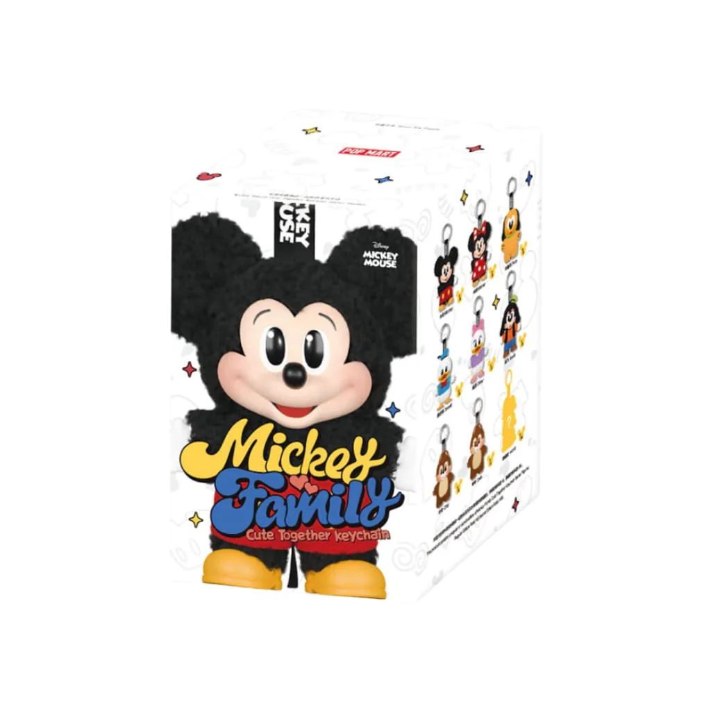 Mickey Family Cute Together Keychain Series Plushy