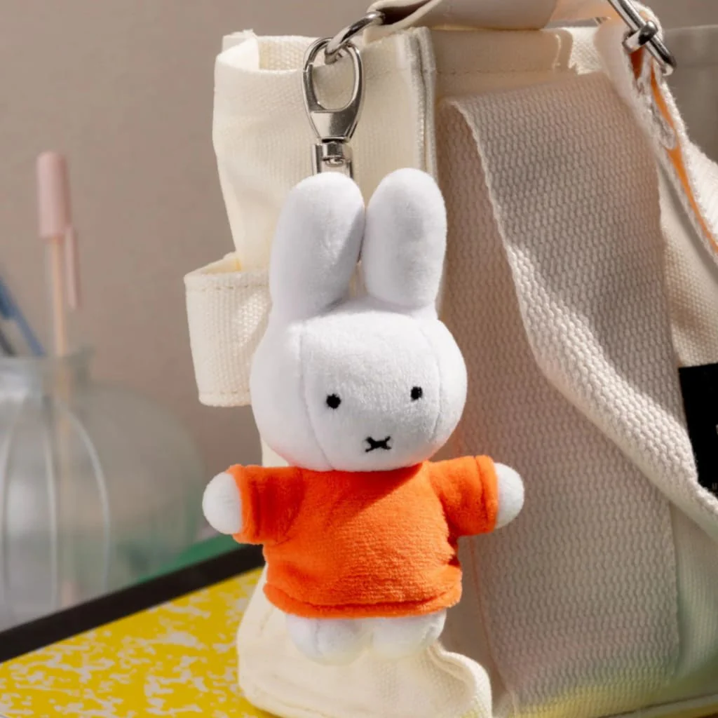 Miffy in Red Plush Keychain
