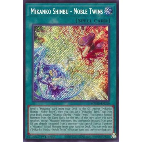 Mikanko Shinbu - Noble Twins - MZMU-EN019 Secret Rare 1st Edition