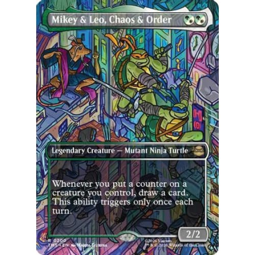 Mikey & Leo, Chaos & Order (Borderless) (TMT-200)