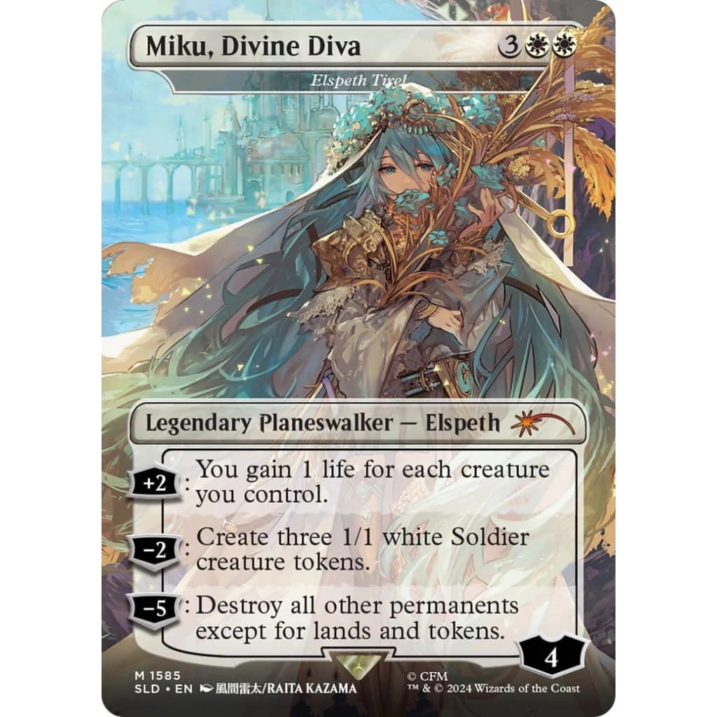 Miku, Divine Diva - Elspeth Tirel / Miku, Divine Diva (SLD-1585) (Borderless)