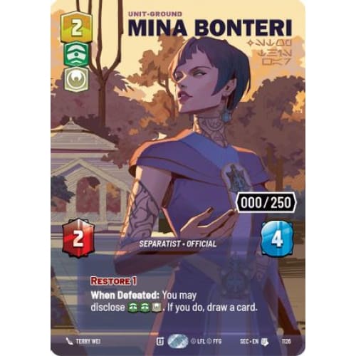 Mina Bonteri - Stop This War (Serialized) (1126)  Foil
