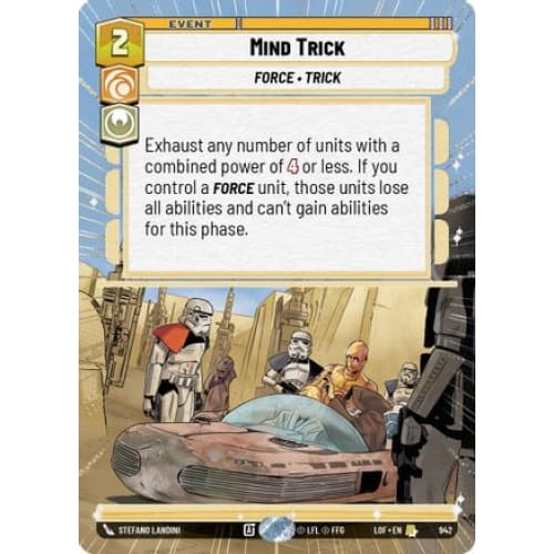 Mind Trick (Hyperspace Foil) (942)  Foil