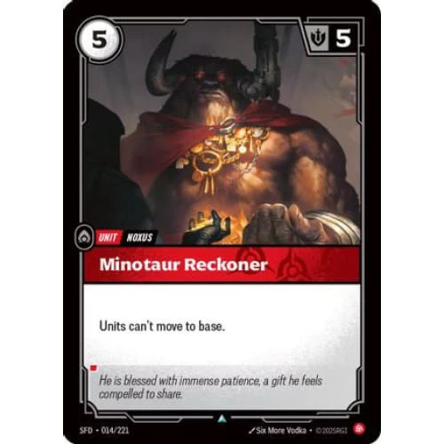 Minotaur Reckoner (014/221) - Spiritforged