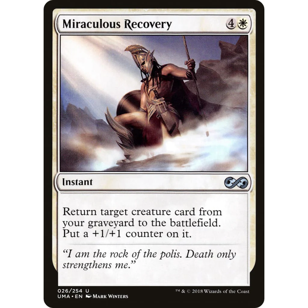 Miraculous Recovery (UMA-026) Foil