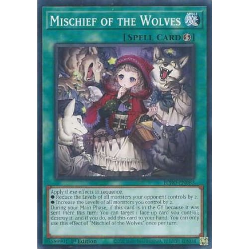 Mischief of the Wolves - BPRO-EN083 Common / Short Print 1st Edition