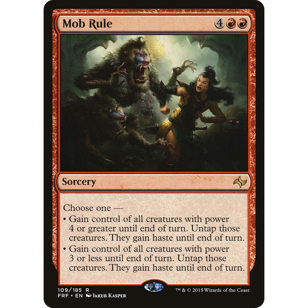 Mob Rule (FRF-109) Foil