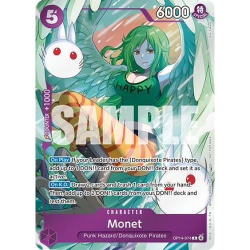 Monet (Dash Pack) OP14-074 R The Azure Sea's Seven  Foil