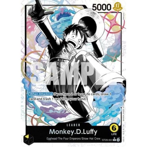 Monkey.D.Luffy (001) (Parallel) ST29-001 L Starter Deck 29: Egghead  Foil