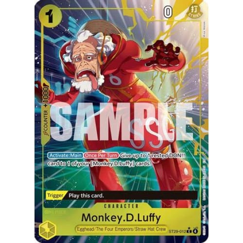 Monkey.D.Luffy (012) (Full Art) ST29-012 C Starter Deck 29: Egghead  Foil