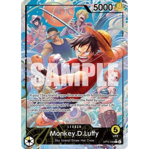 Monkey.D.Luffy (OP15-098) (Alternate Art) OP15-098 L Adventure on Kami's Island  Foil