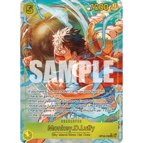 Monkey.D.Luffy (OP15-119) (Alternate Art) OP15-119 SEC Adventure on Kami's Island  Foil