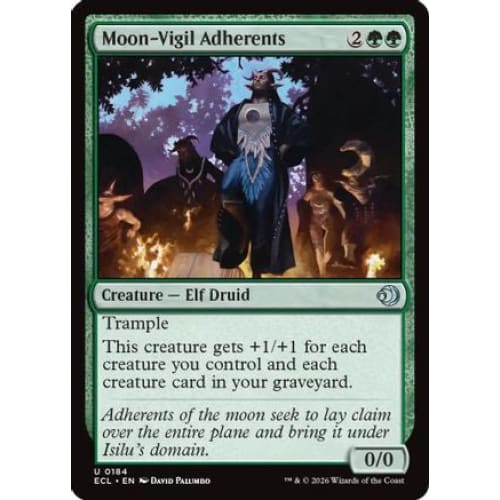Moon-Vigil Adherents (ECL-184) Foil