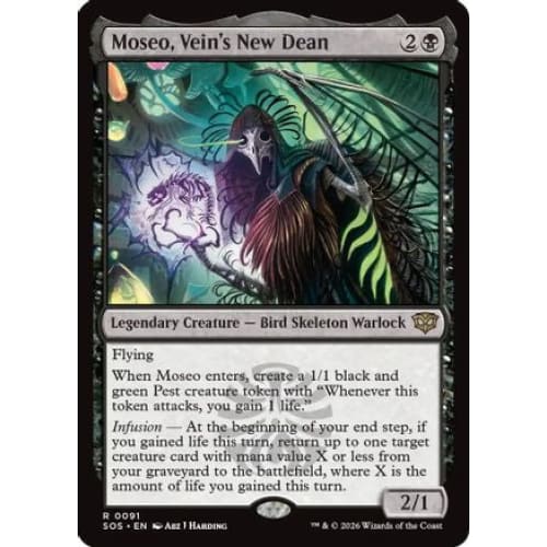 Moseo, Vein's New Dean (SOS-091) Foil