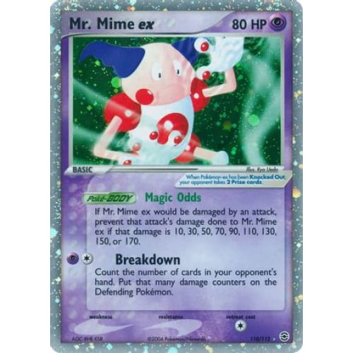 Mr. Mime ex - 110/112 (110) Ultra Rare
