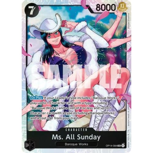 Ms. All Sunday OP14-084 SR The Azure Sea's Seven  Foil