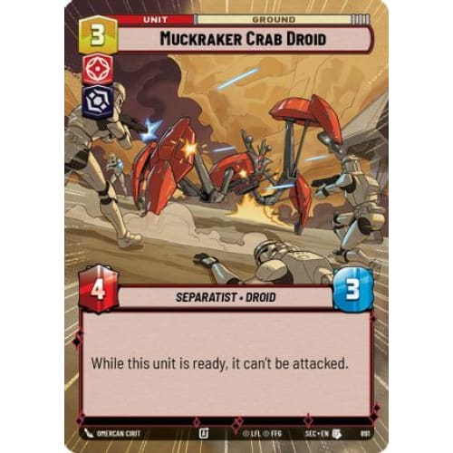 Muckraker Crab Droid (Hyperspace Foil) (891)  Foil