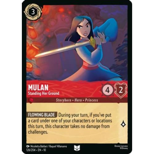 Mulan - Standing Her Ground (126/204) - Whispers in the Well Cold Foil