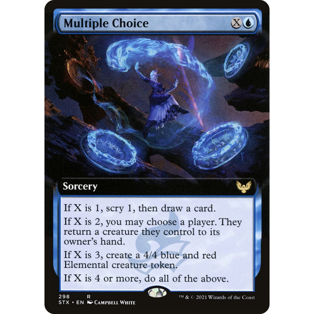 Multiple Choice (Extended Art) (STX-298): (Extended Art) Foil