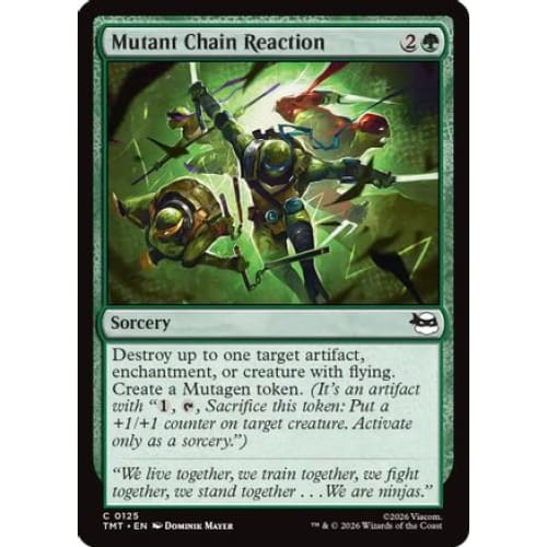 Mutant Chain Reaction (TMT-125) Foil