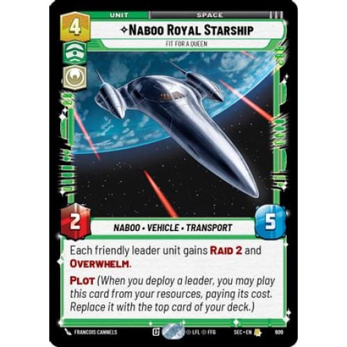Naboo Royal Starship - Fit For A Queen (Foil) (609)  Foil