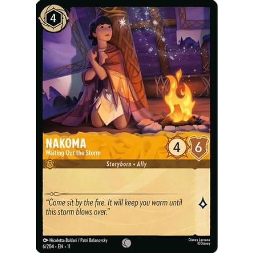 Nakoma - Waiting Out the Storm (6/204) - Winterspell Cold Foil