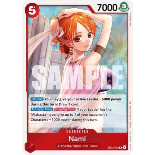 Nami (006) EB03-006 R Extra Booster: One Piece Heroines Edition  Foil
