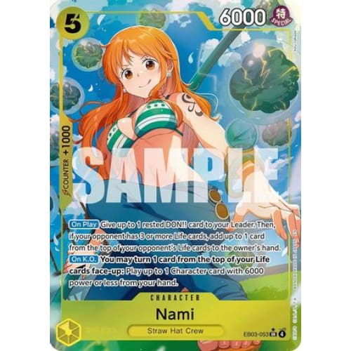 Nami (053) (Alternate Art) EB03-053 SR Extra Booster: One Piece Heroines Edition  Foil