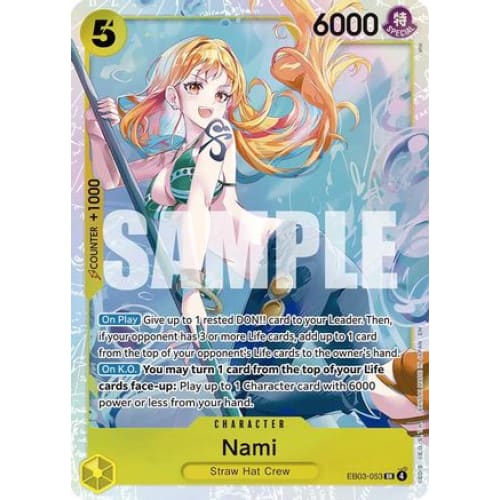 Nami (053) EB03-053 SR Extra Booster: One Piece Heroines Edition  Foil