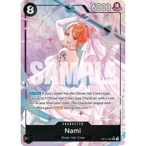 Nami (OP15-086) (Alternate Art) OP15-086 SR Adventure on Kami's Island  Foil