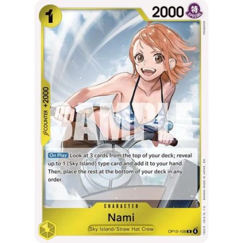 Nami (OP15-108) OP15-108 R Adventure on Kami's Island  Foil