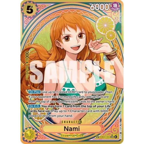 Nami (SP) EB03-053 SR Extra Booster: One Piece Heroines Edition  Foil