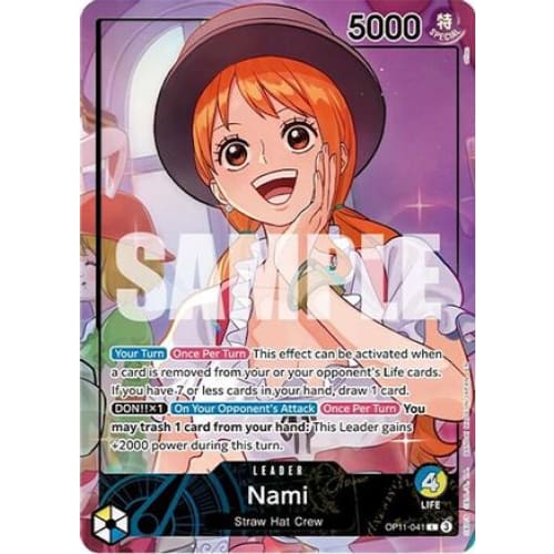 Nami (Whole Cake Island Arc) OP11-041 L One Piece Promotion Cards  Foil