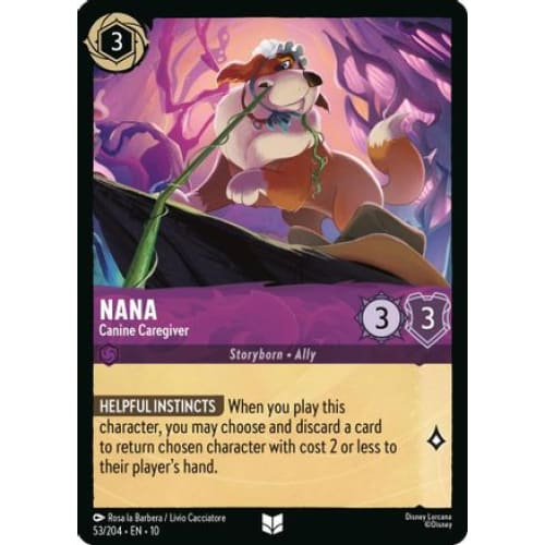 Nana - Canine Caregiver (53/204) - Whispers in the Well Cold Foil