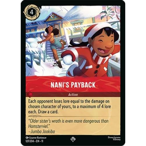 Nani's Payback (127/204) - Winterspell Cold Foil