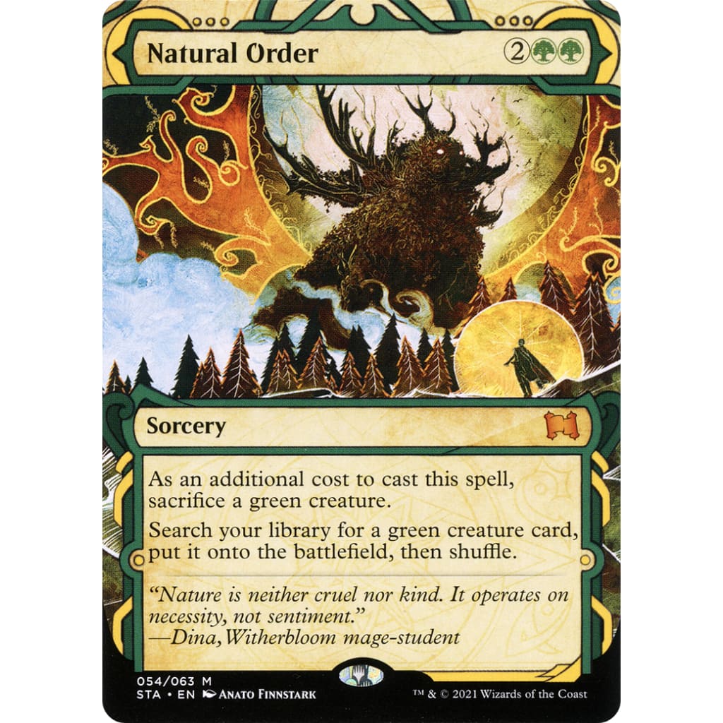 Natural Order (STA-054): (Showcase) (Borderless) Foil