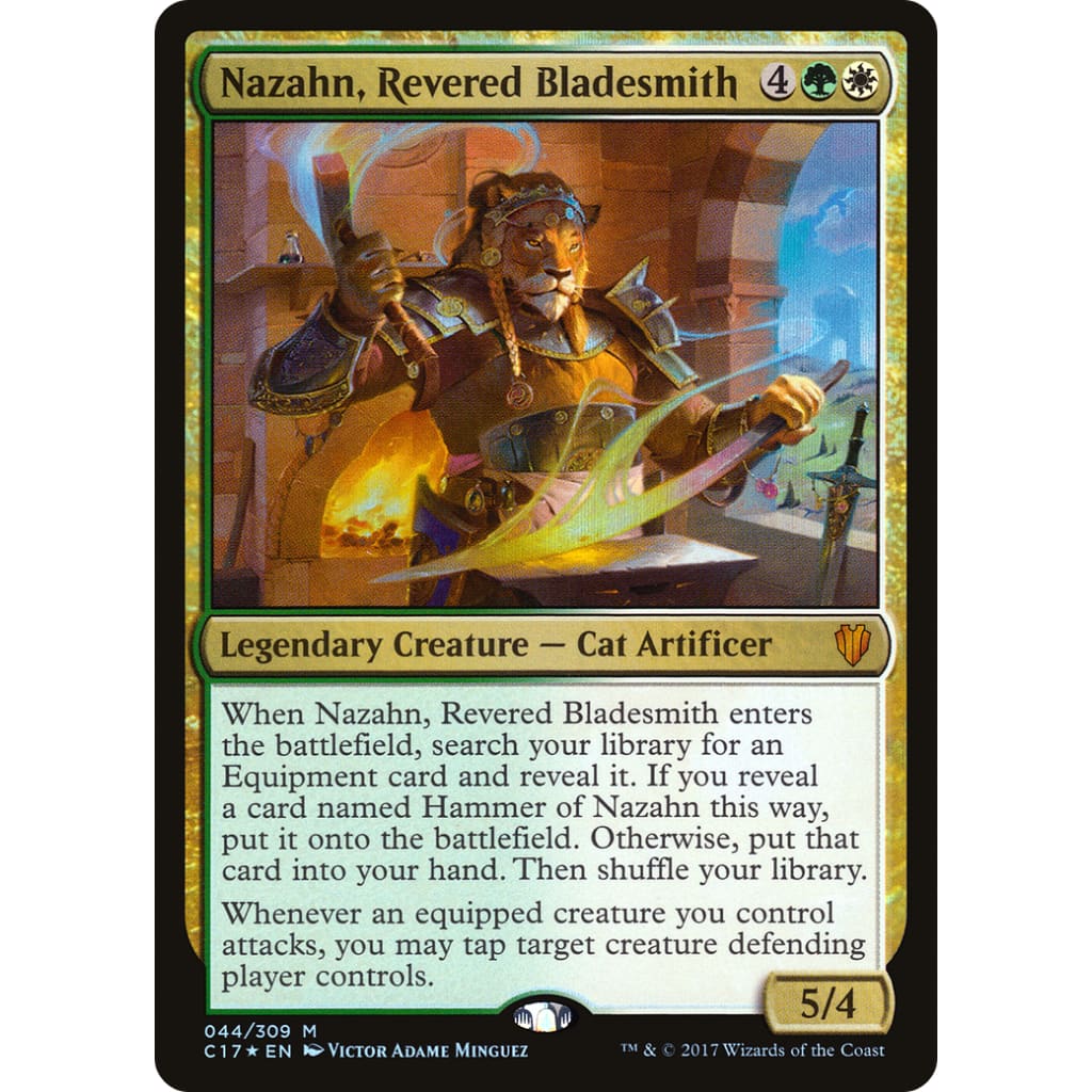 Nazahn, Revered Bladesmith (C17-044) Foil