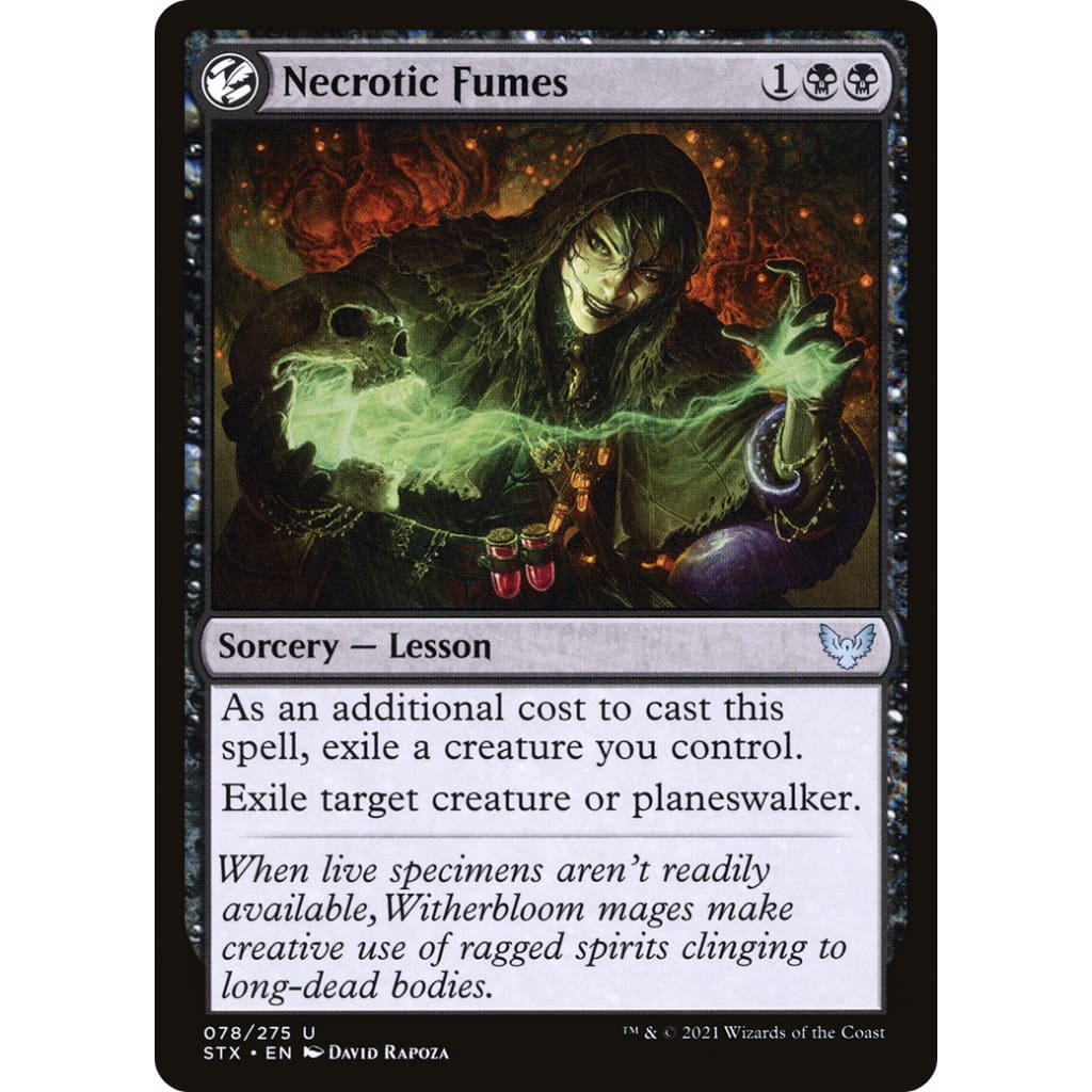 Necrotic Fumes (STX-078): (lesson) Foil