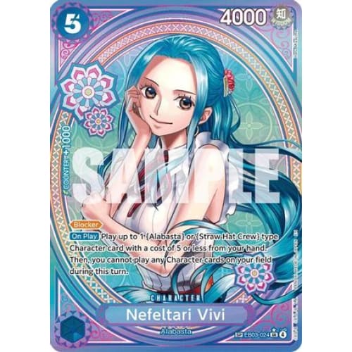 Nefeltari Vivi - 024 (SP) EB03-024 SR Extra Booster: One Piece Heroines Edition  Foil