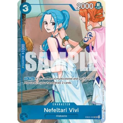 Nefeltari Vivi - EB02-026 EB02-026 SR Extra Booster: One Piece Heroines Edition  Foil