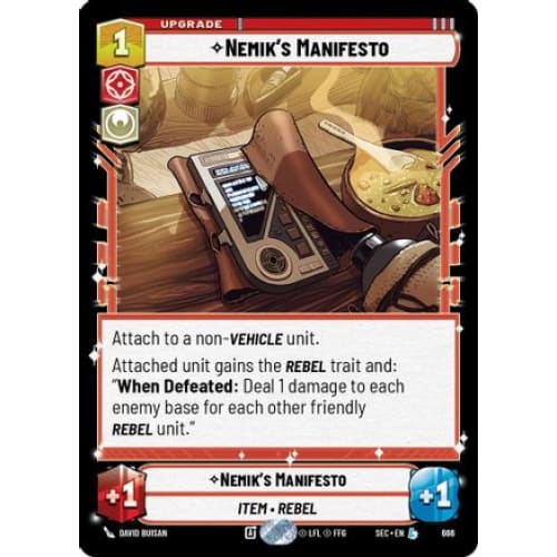 Nemik's Manifesto (Foil) (666)  Foil