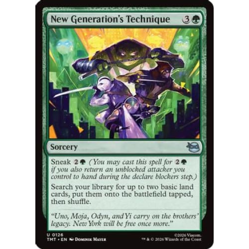 New Generation's Technique (TMT-126)