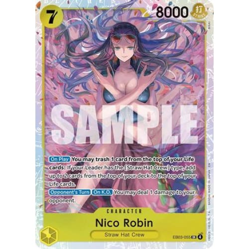 Nico Robin (055) EB03-055 SR Extra Booster: One Piece Heroines Edition  Foil