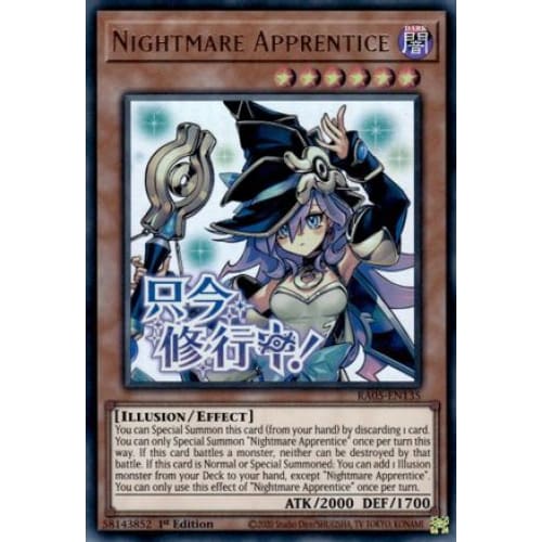 Nightmare Apprentice - RA05-EN135 Ultra Rare 1st Edition