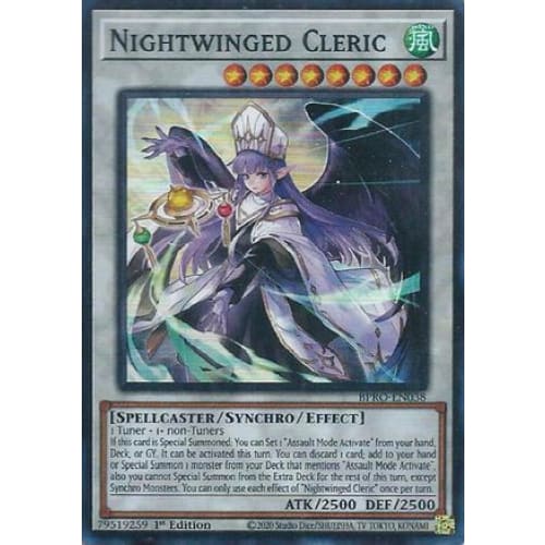 Nightwinged Cleric - BPRO-EN038 Common / Short Print 1st Edition